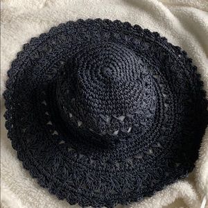 aerie Black Beach Hat